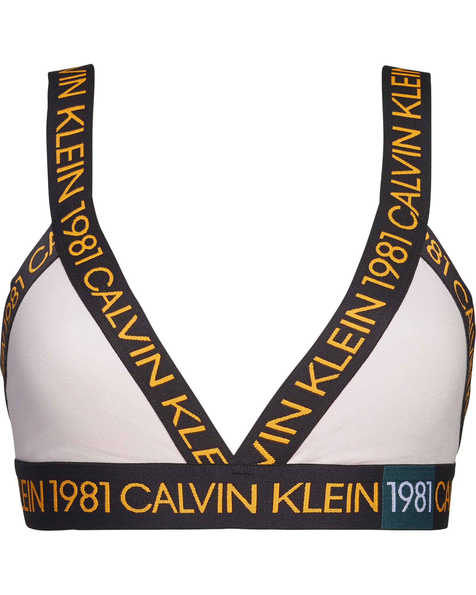 Calvin Klein Triangle Bralette W Pink Sky (S S)