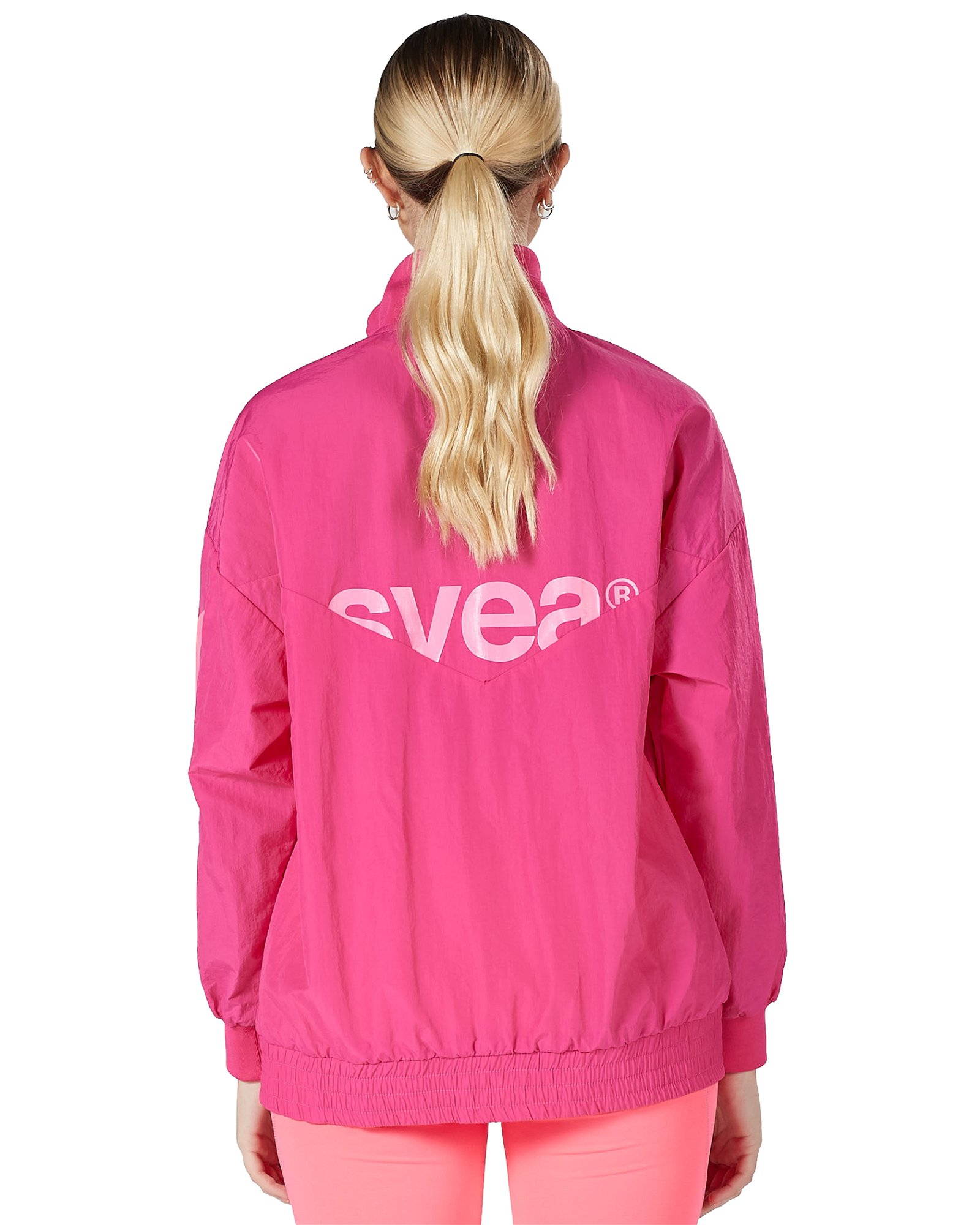 Svea Dark Windbreaker Jacket Bright Pink