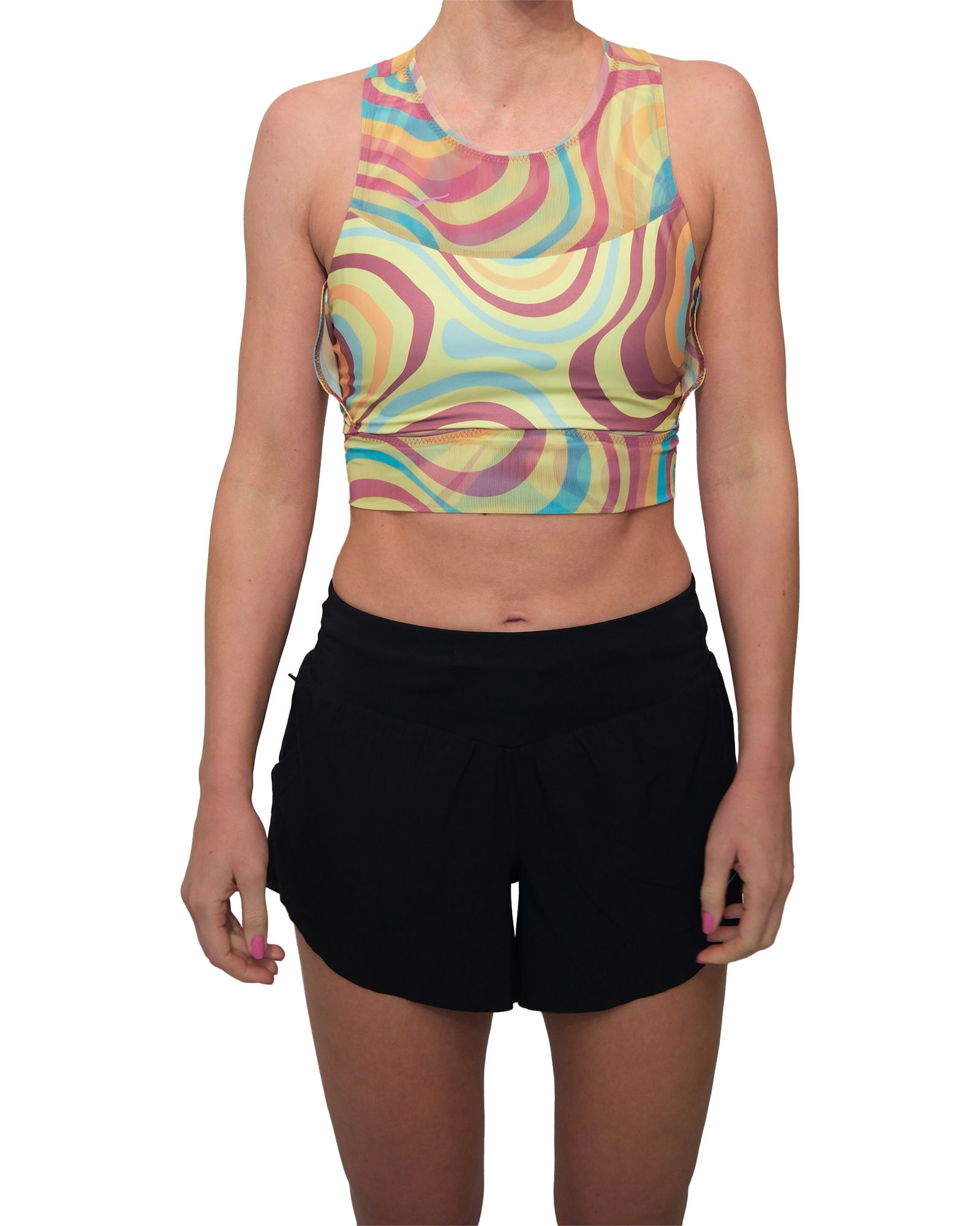 Hoka Race Pocket Bra W Trail Topo (XL XL)