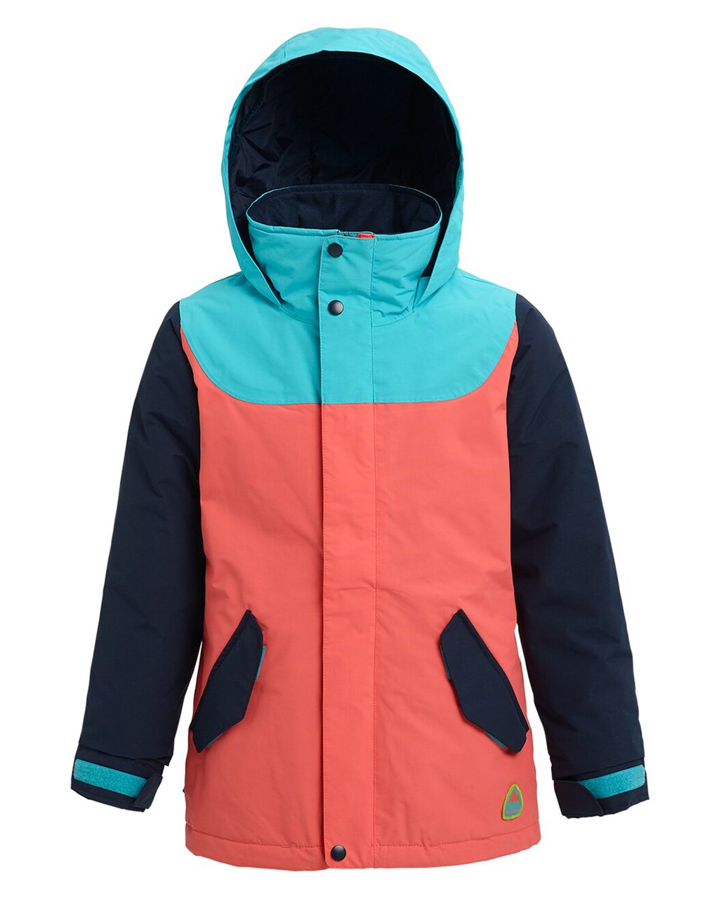 Burton Girls Elodie Jacket JR Blue Curaçao/Dress Blue/Georgia Peach (S S)