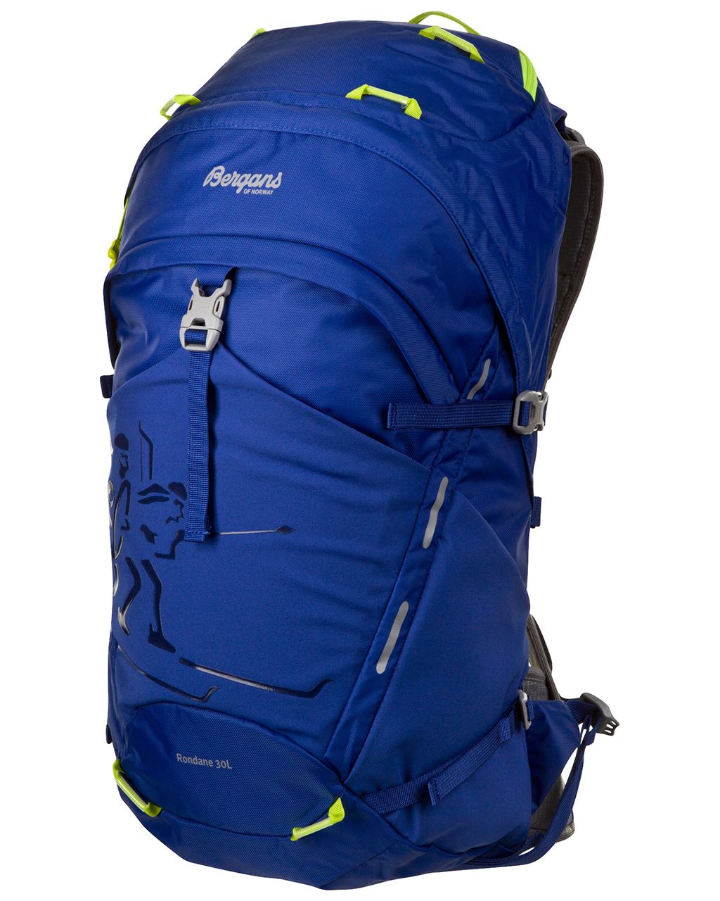 Bergans Rondane 30 L Blue Neon Green