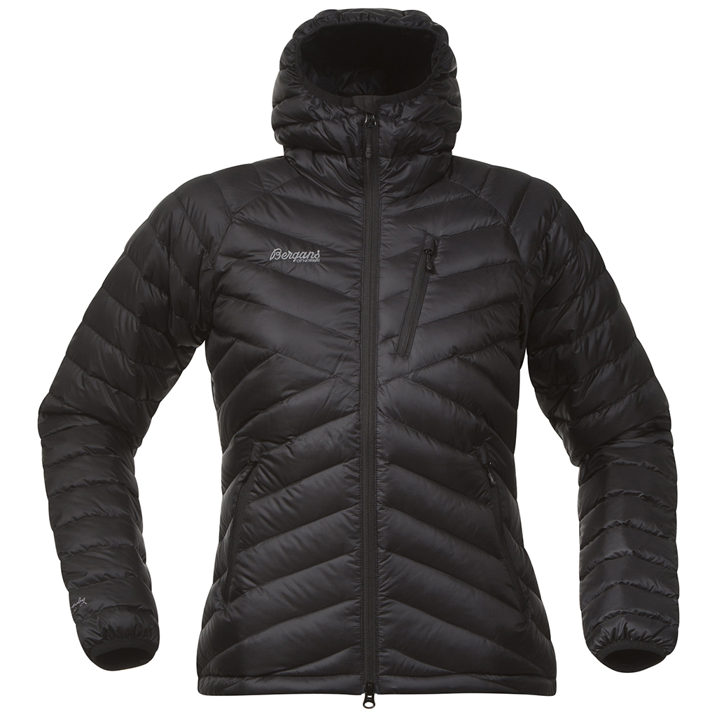 Bergans Slingsbytind Down Lady Jacket With Hood Black