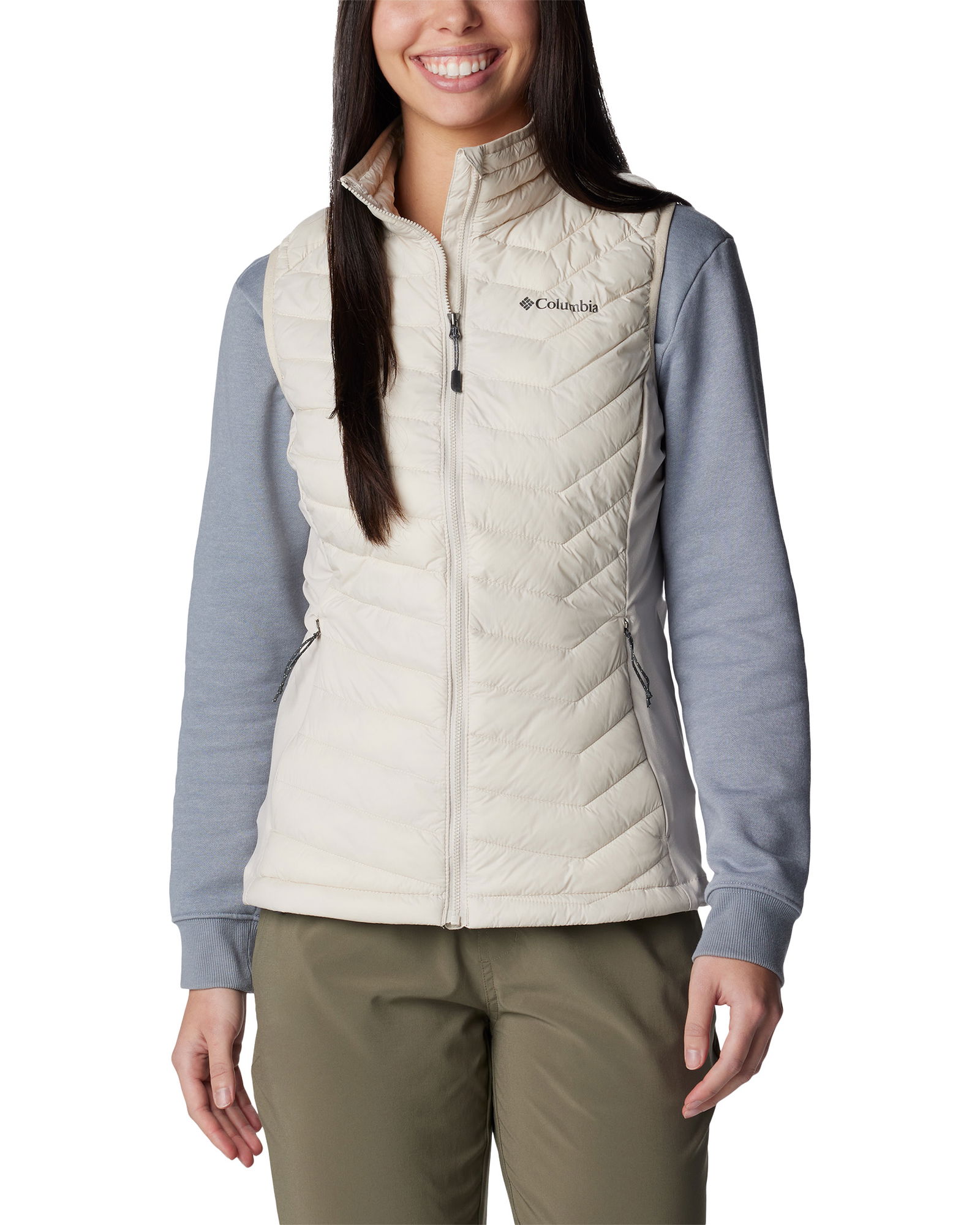 Columbia Powder Pass Vest W Dark Stone (S S)