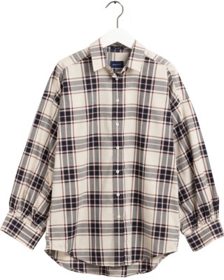 TP Oxford Plaid Oversized Shirt W