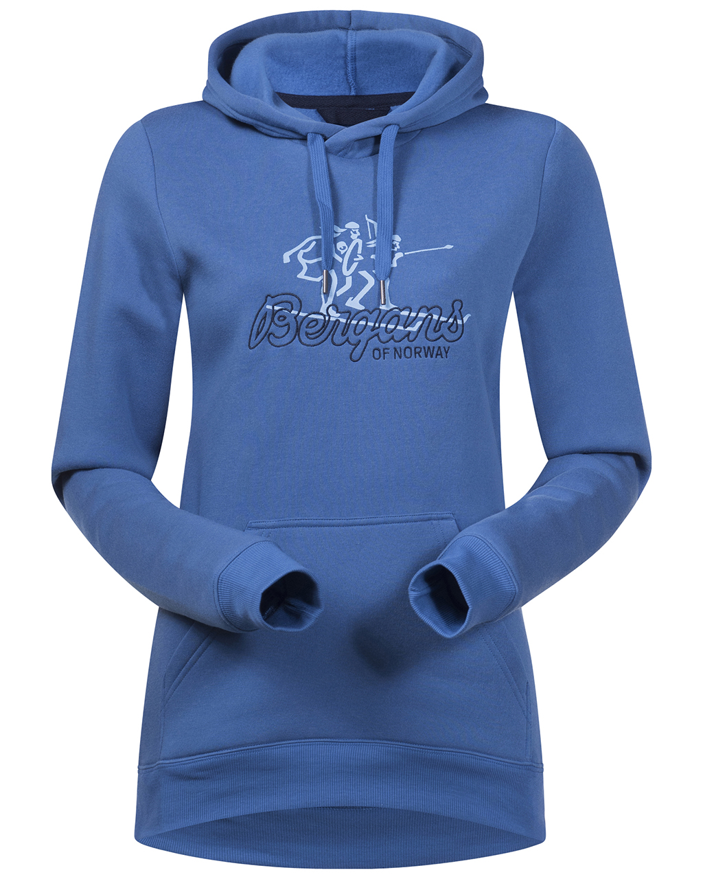 Bergans Bergans Lady Hoodie Mid Blue Navy Summerblue