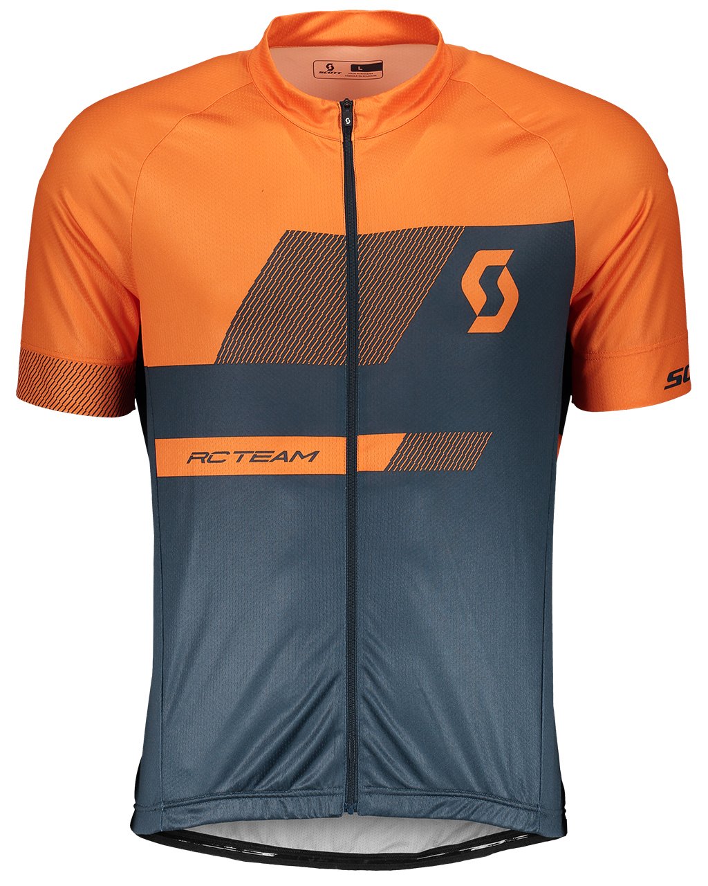 Scott RC Team 10 S/SL Shirt Nightfall Blue/Mandarin Orange (S S)