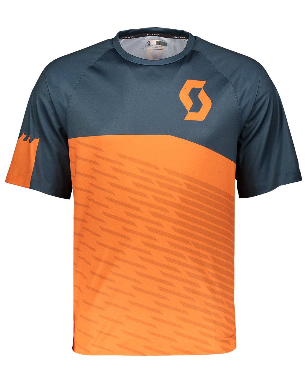 Scott Trail 30 S/SL Shirt Nightfall Blue/Mandarin Orange (S S)