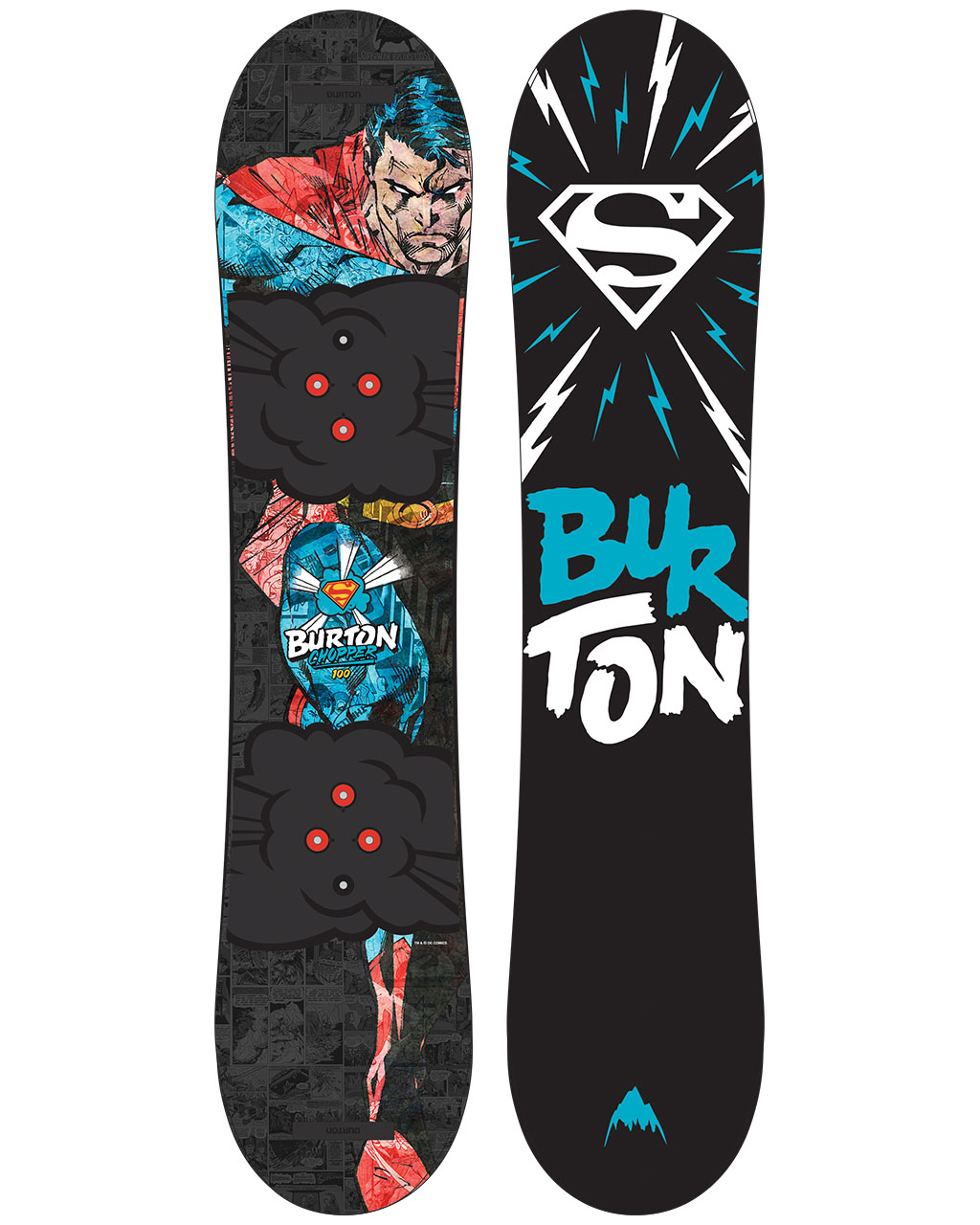 Burton Chopper DC Comics JR 17 18 Black Blue