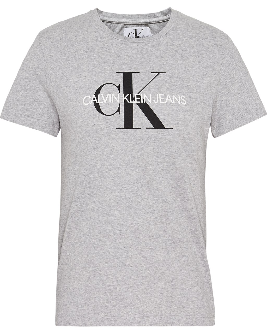 Udrydde bureau Opdage Calvin Klein Core Monogram Logo Regular Fit Tee W Light Grey Heather
