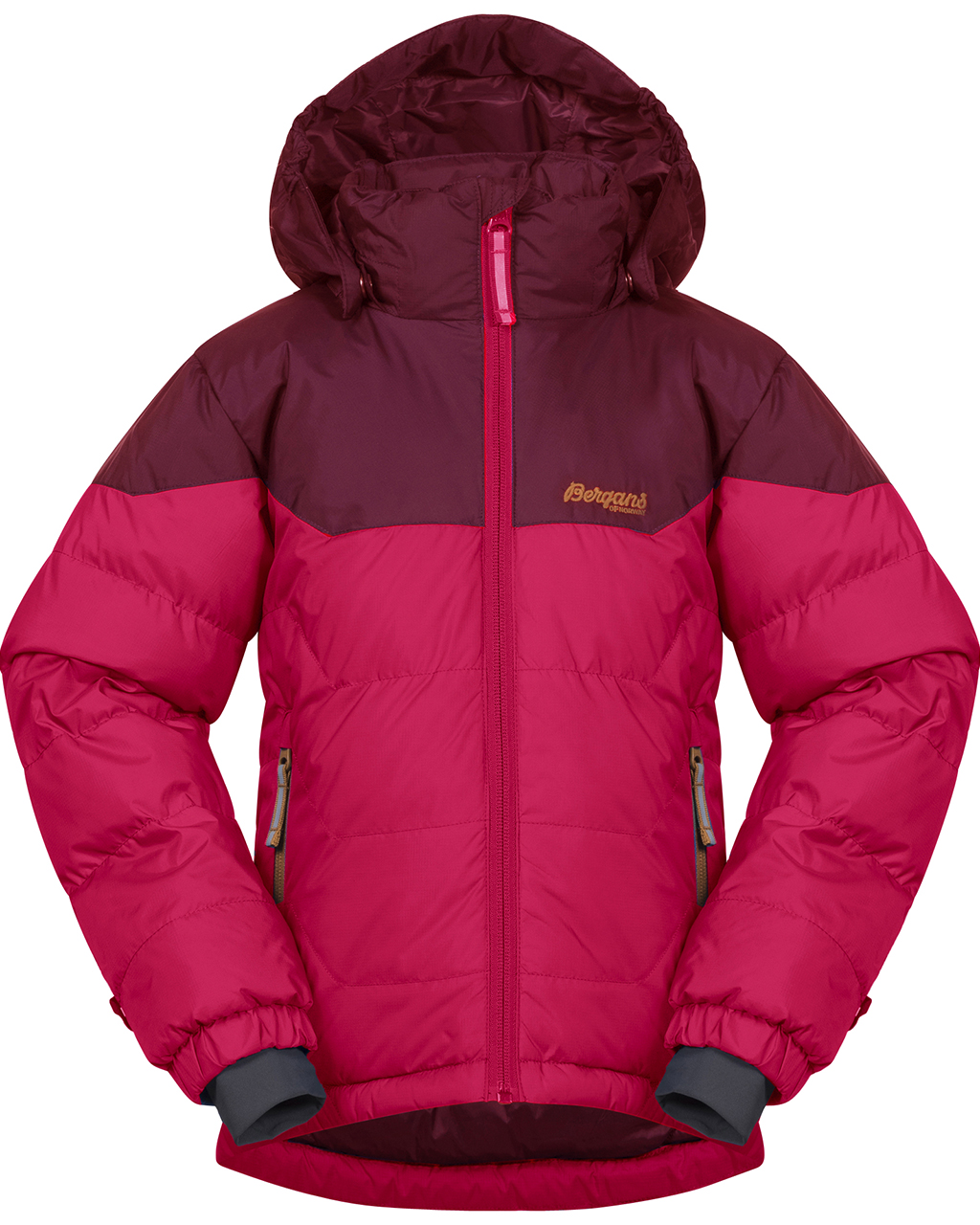 Bergans Ruffen Down Kids Jacket Dk Sorbet Jam Desert