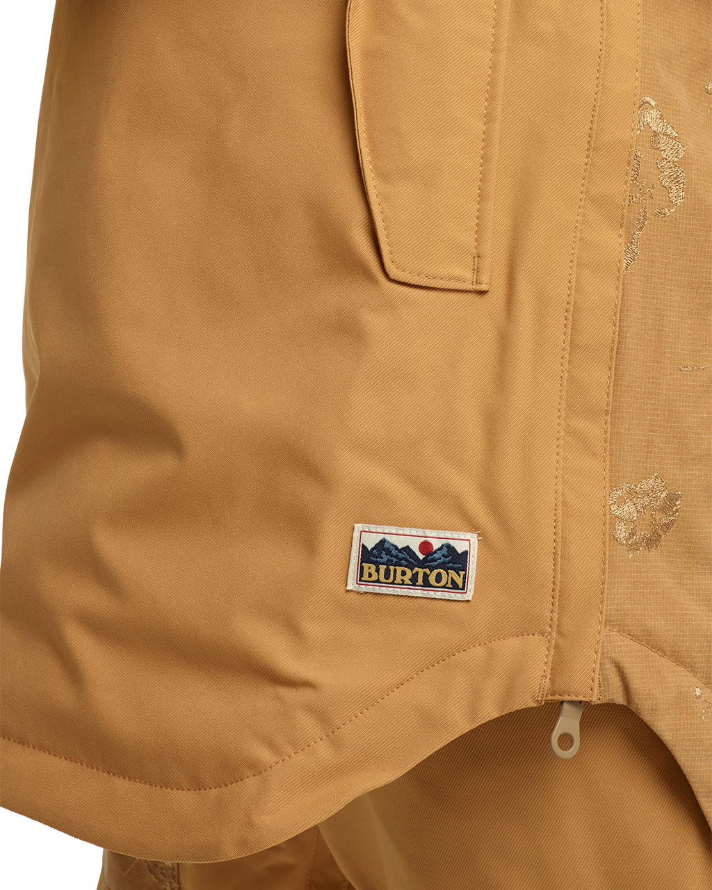 Burton chuteout sale anorak camel