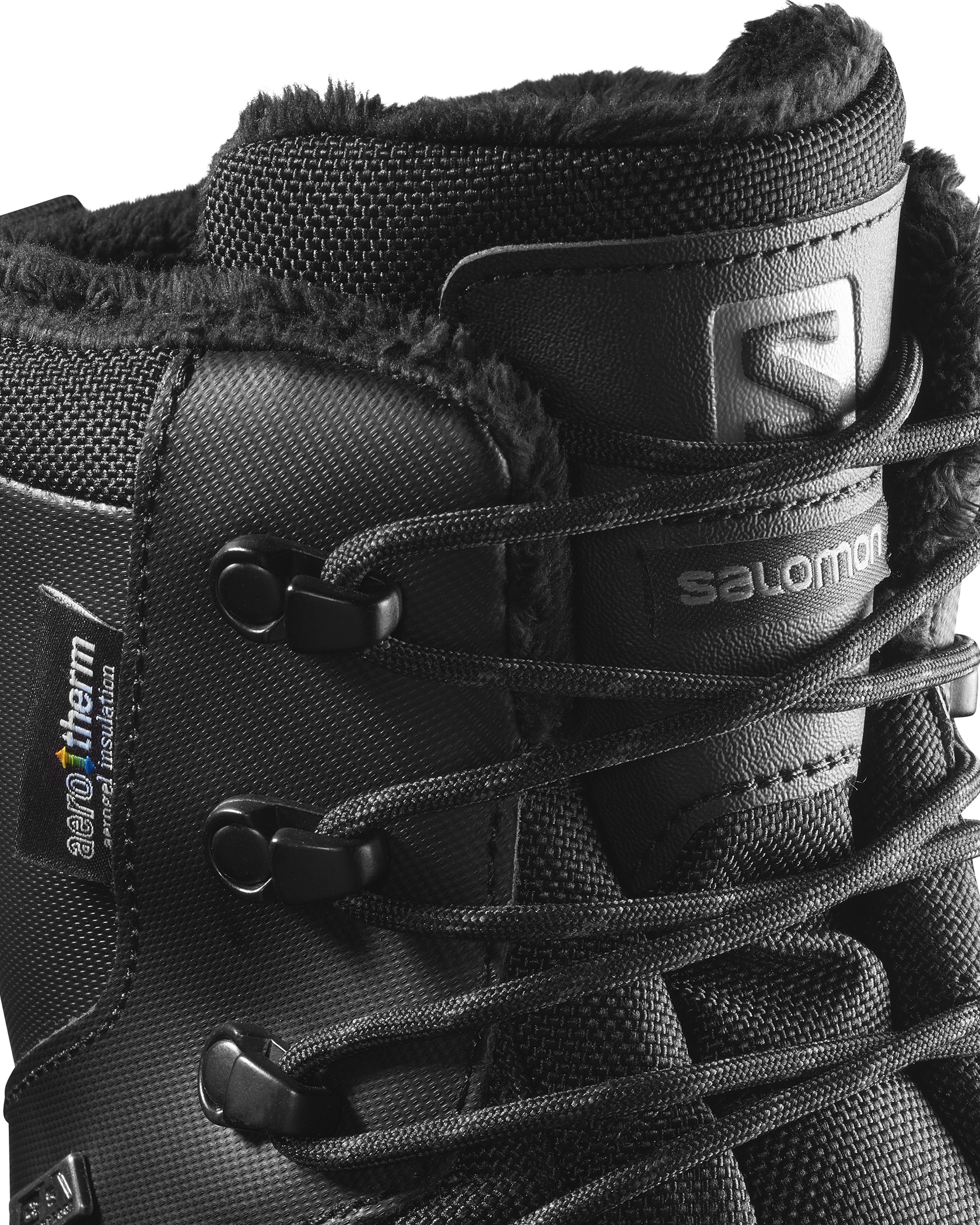 salomon women's toundra pro cswp winter boots in superlight leather and aerogel insulation