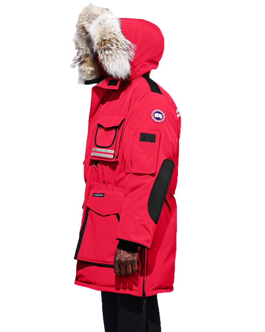 Canada goose hot sale snow mantra red