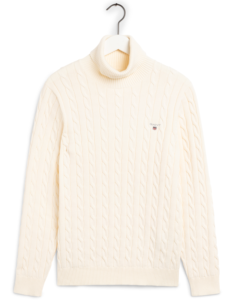 Gant cotton cable on sale turtleneck