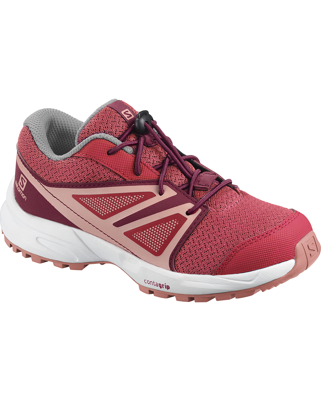 Salomon Sense Kids Garnet Rose Beet Red Coral Almo