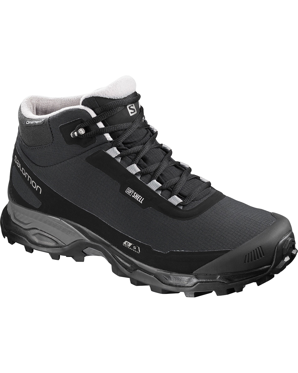 Salomon Shelter Spikes CS WP M Black/Black/Grey