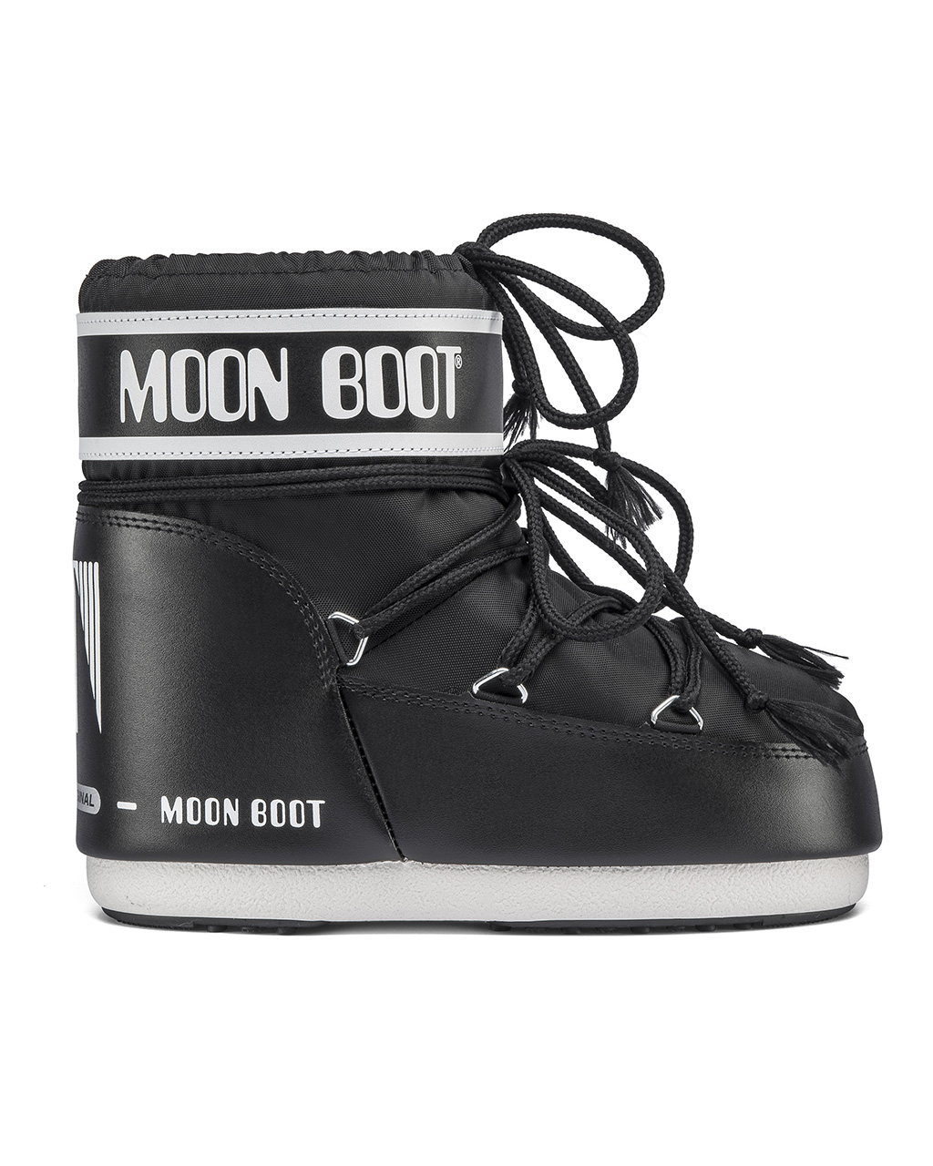 Moon boots cheap low black