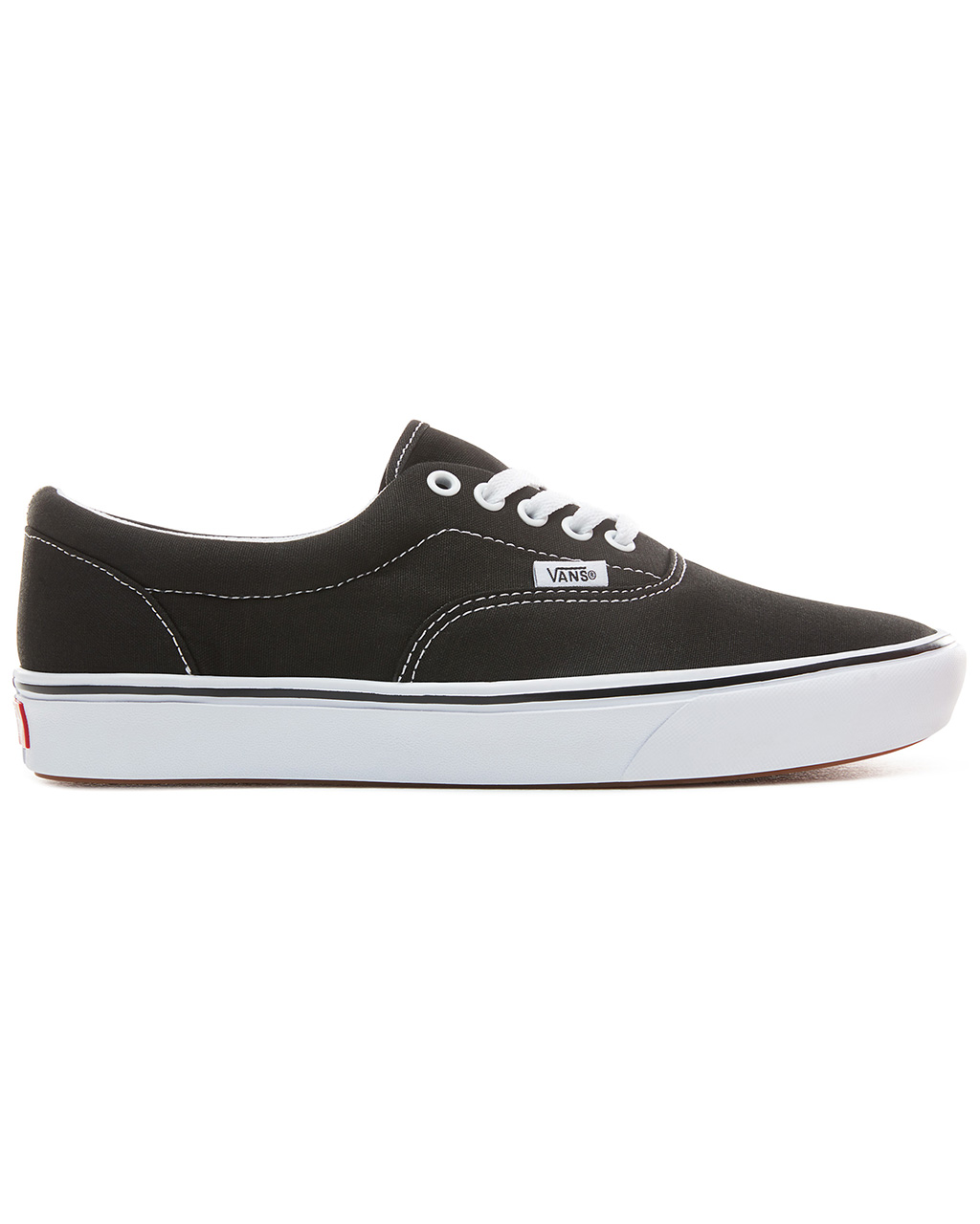 Vans era comfycush black white hot sale