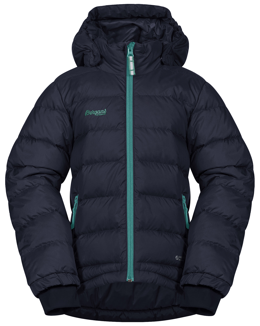 Bergans Down Kids Jacket Navy Greenlake