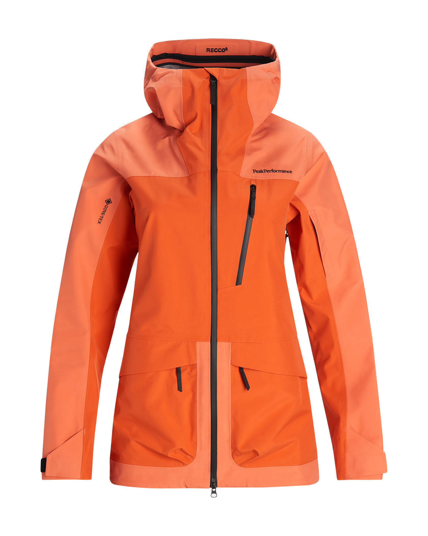 Peak Performance Vertical 3L Jacket W Light Orange