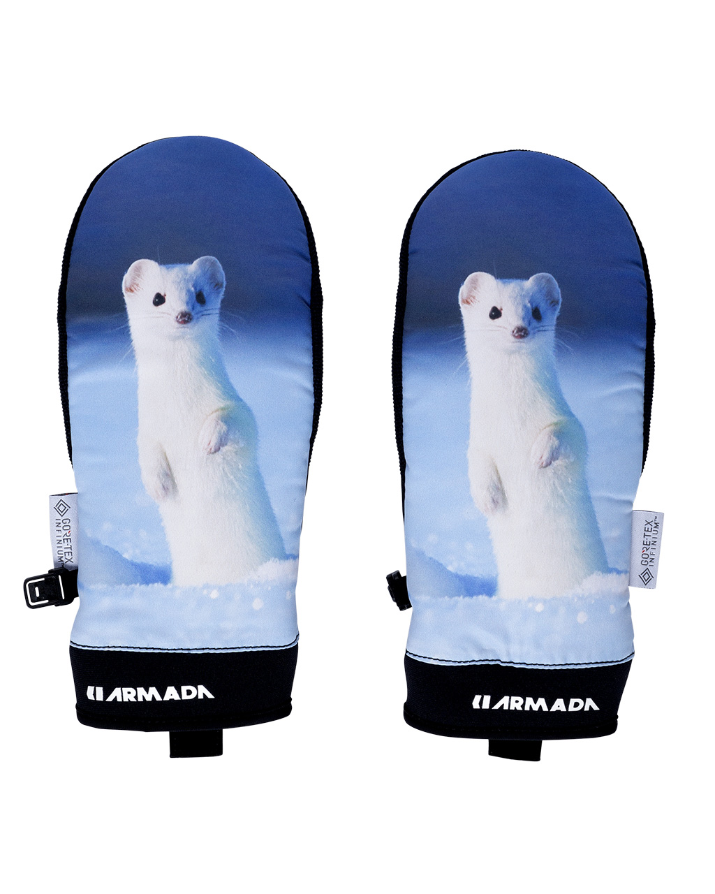 Armada Carmel Windstopper Mitten Snow Weasel