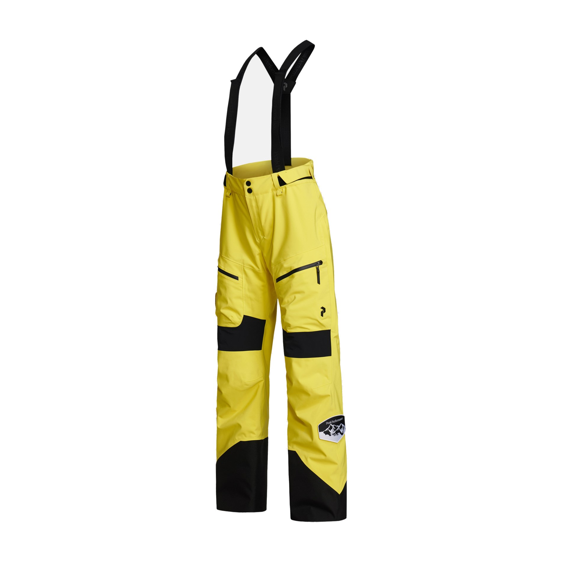 Peak Performance, Vertixs 2L Pants Patch ski pants men Citrine yellow