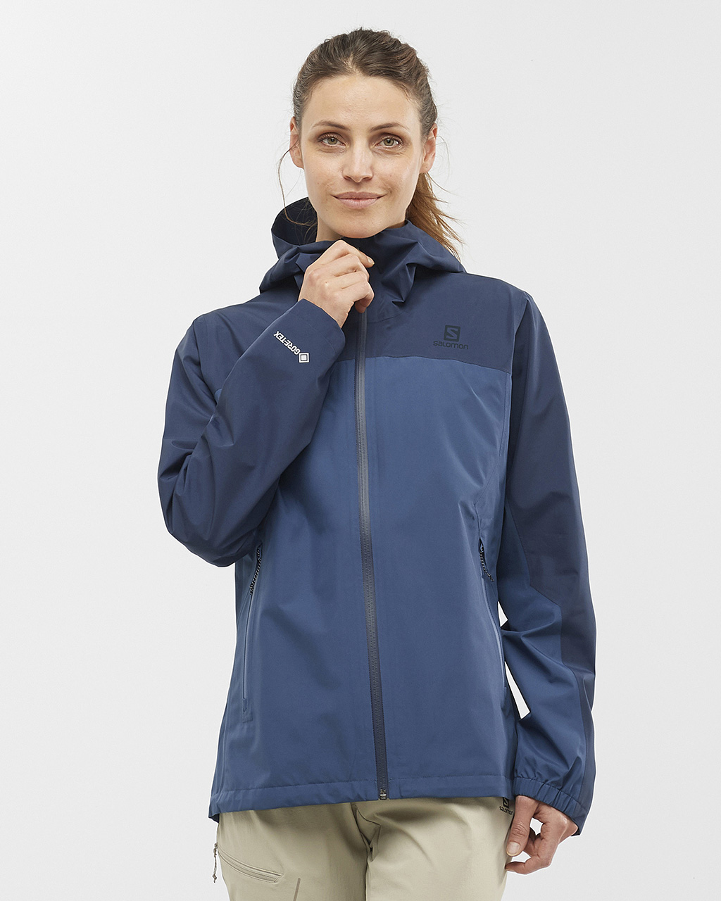 Salomon Outline Gore-Tex 2.5L Jacket W Mood Indigo