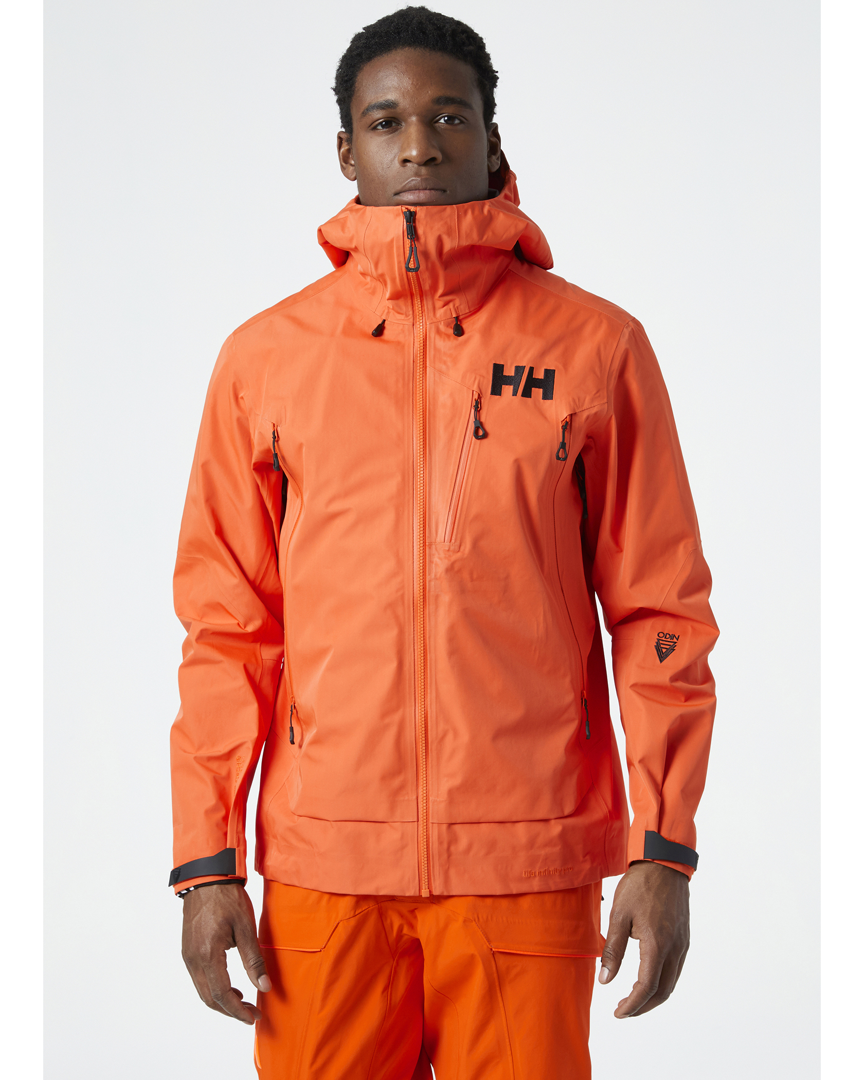 Bright orange ski on sale jacket