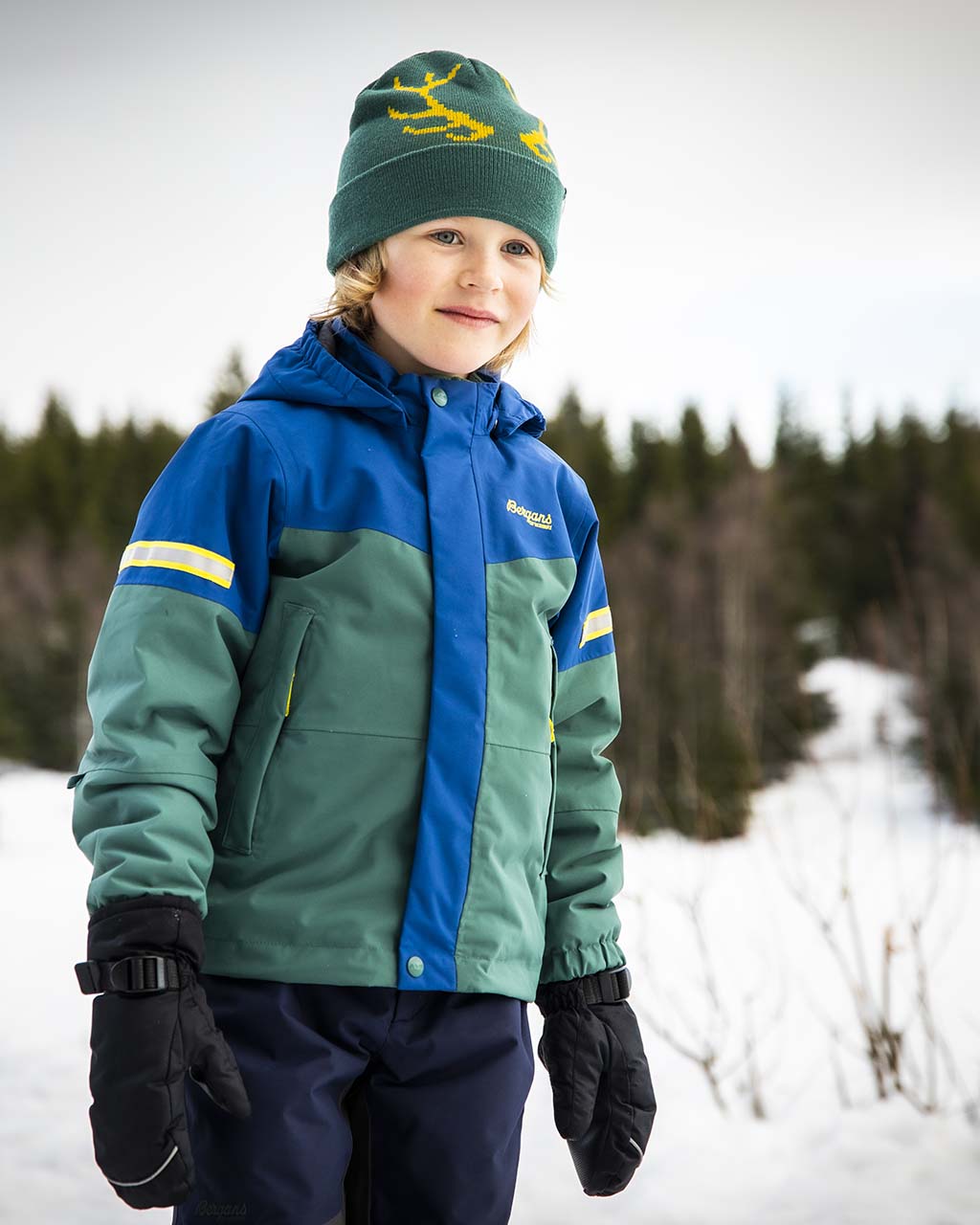 Lilletind Ins Kids Jacket Greenlake StrongBlue Navy