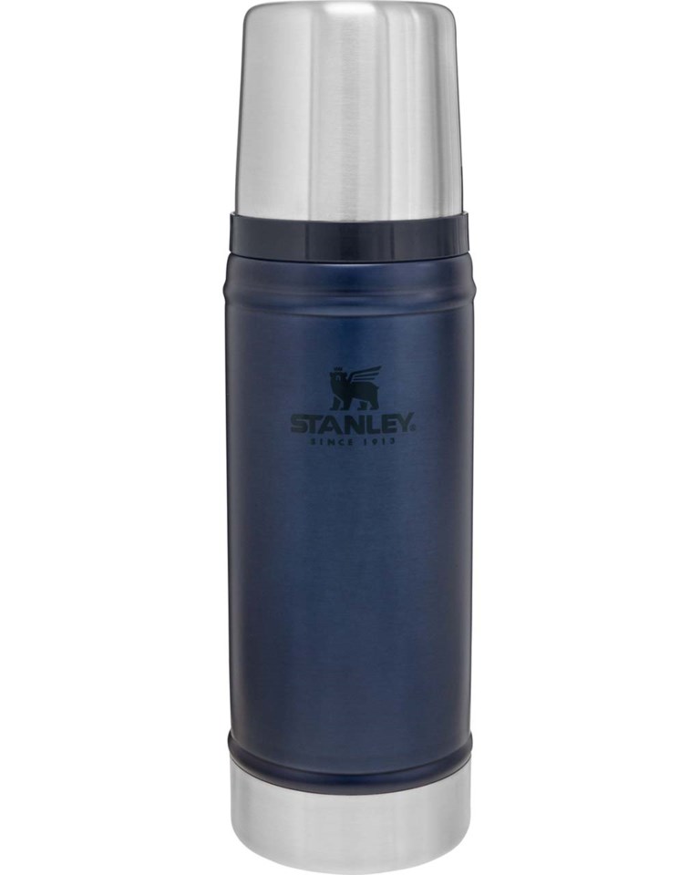 Stanley Classic 0.75 thermos - Black & Blue Shop