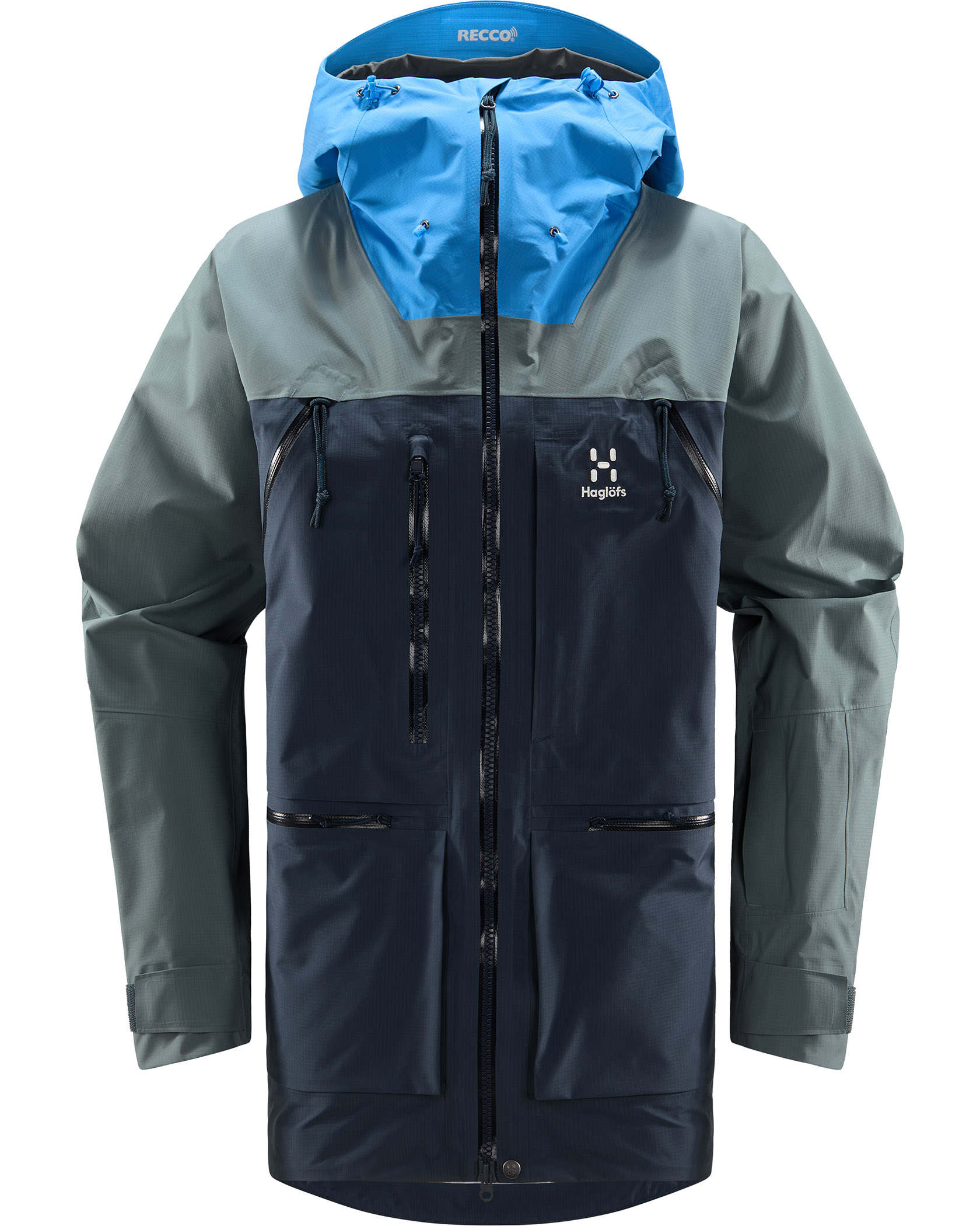 Haglöfs Vassi Gtx Pro Jacket M Tarn Blue/Steel Blue