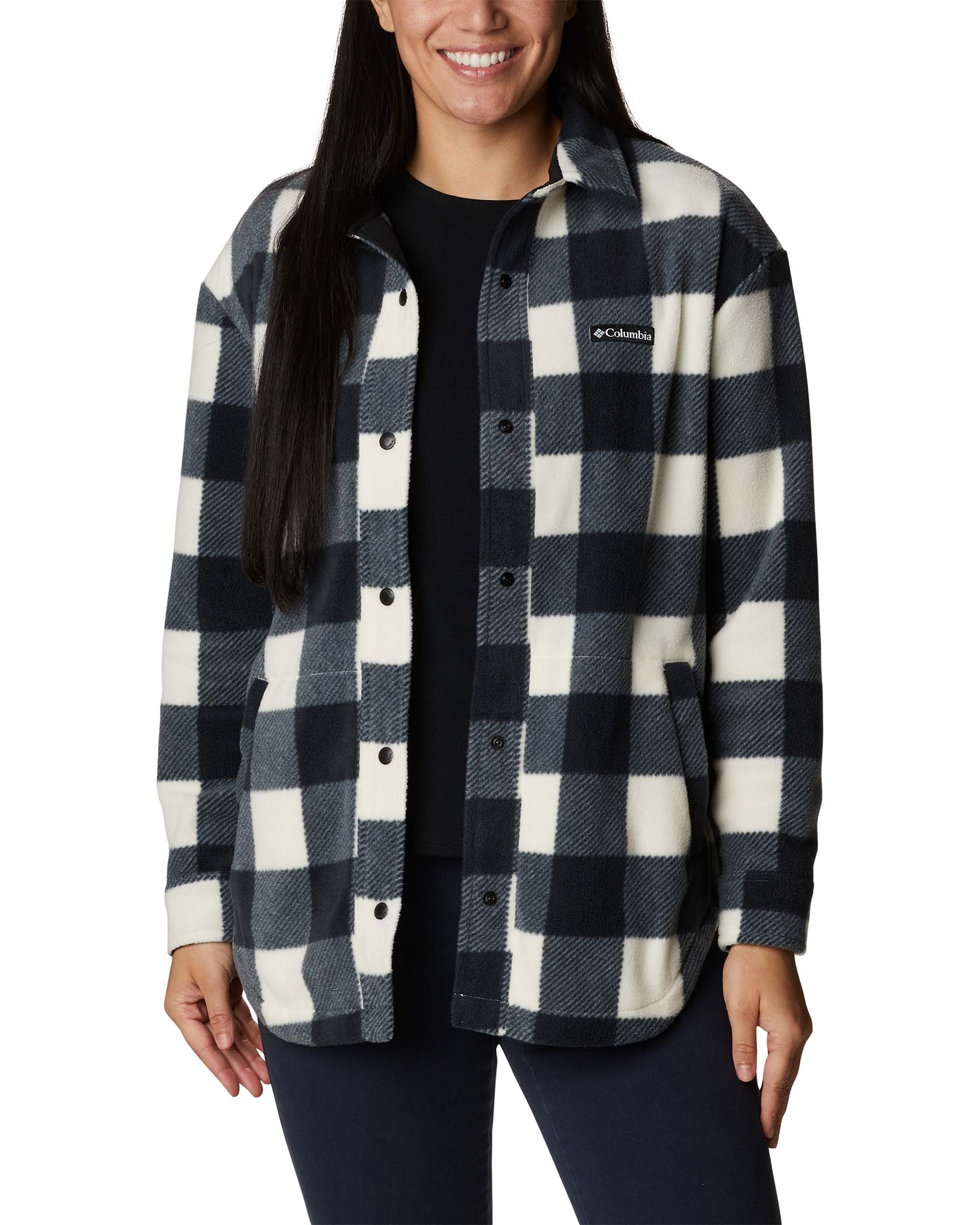 Columbia flannel 2024 shirt jacket