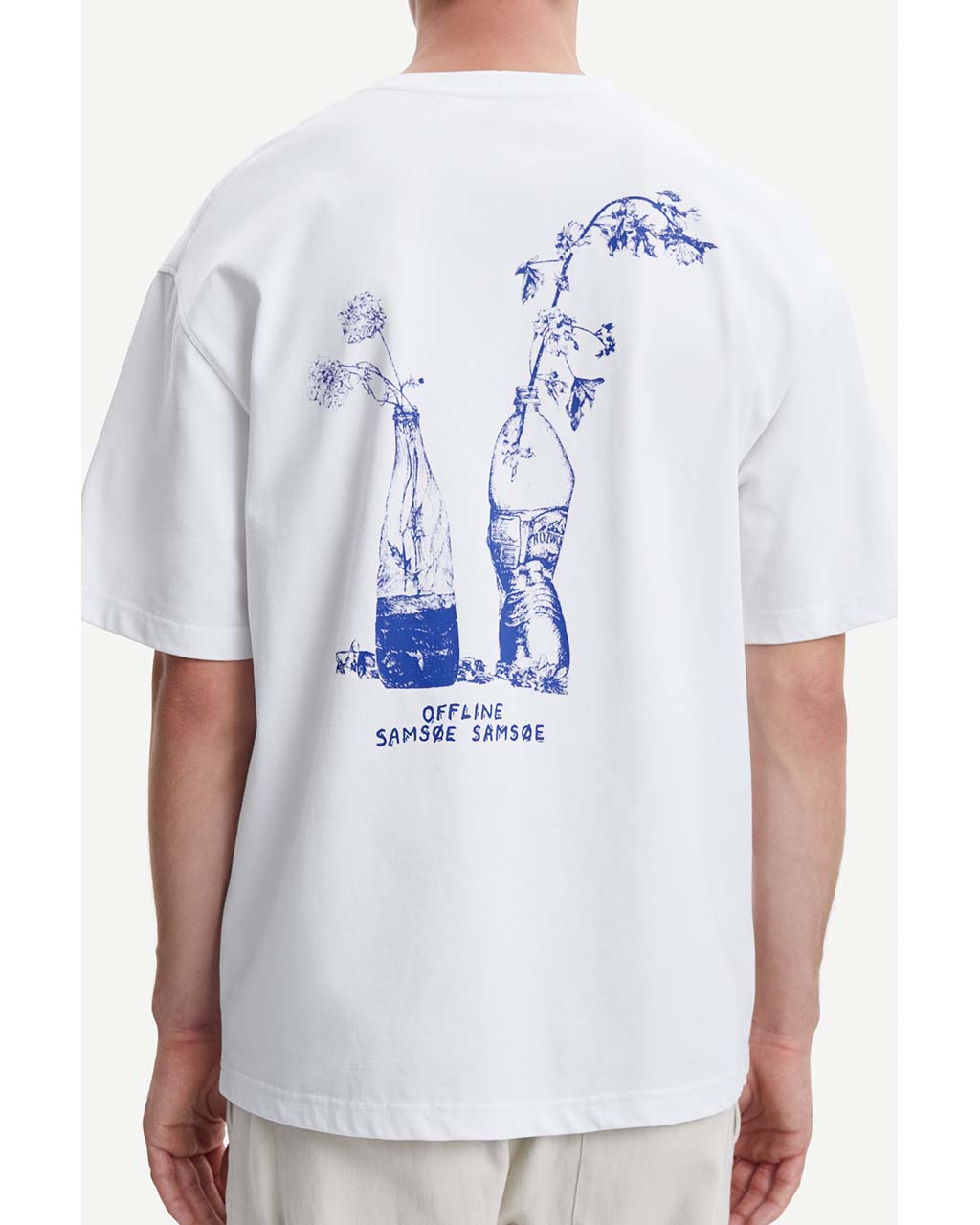 Samsøe and Samsøe Gone Fishing Uni T-Shirt 11725 M Bottle Flower