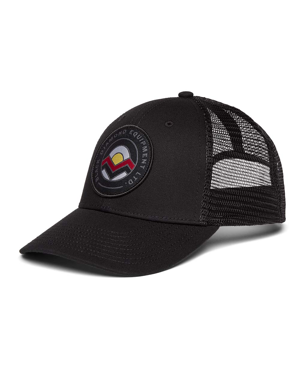 Black Diamond Men's Trucker Hat Black-Black-Bd Wordmark