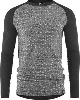 Geo Merino Wool Sleevecrew M