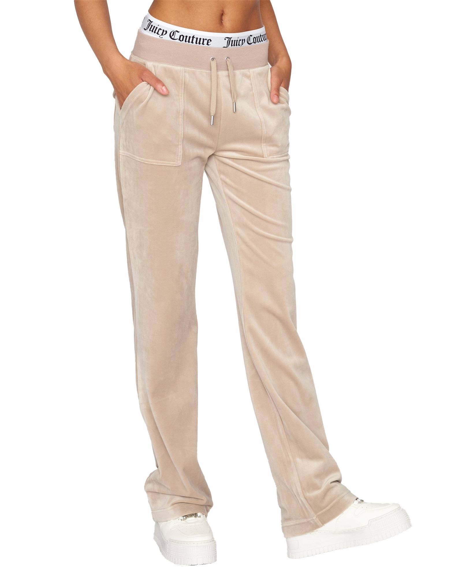 Juicy Couture Del Ray Classic Velour Pant Pocket Design W String (XXS XXS)