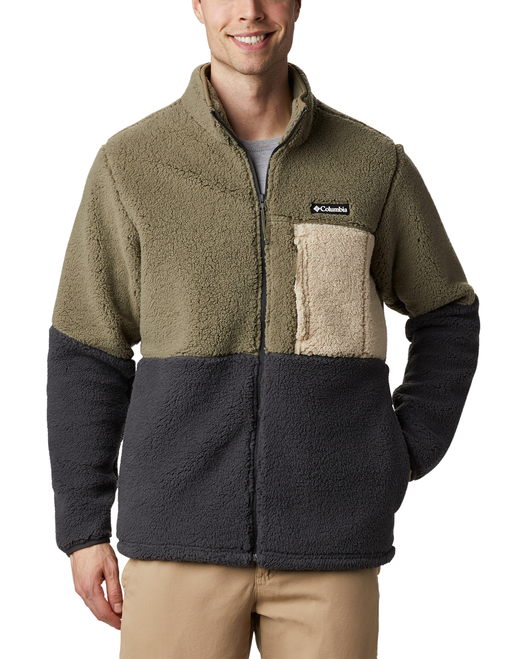 Columbia Mountainside Heavyweight Fleece M Stone Green