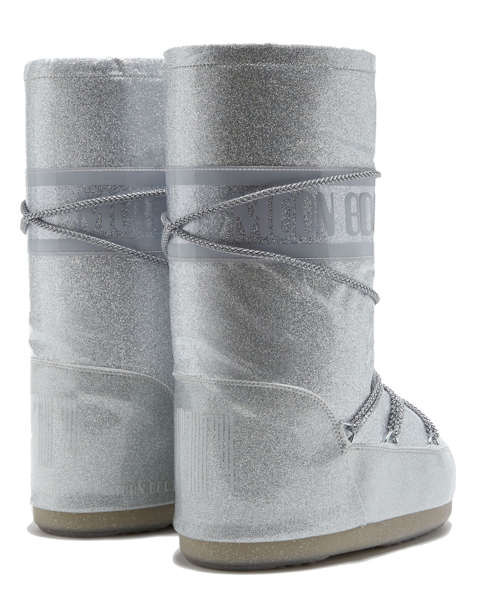 Silver glitter moon boots sale