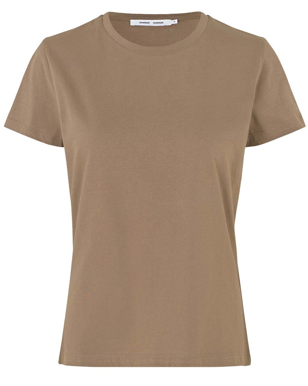 Samsøe and Samsøe Solly Tee Solid 205 W Chocolate Chip (XL XL)