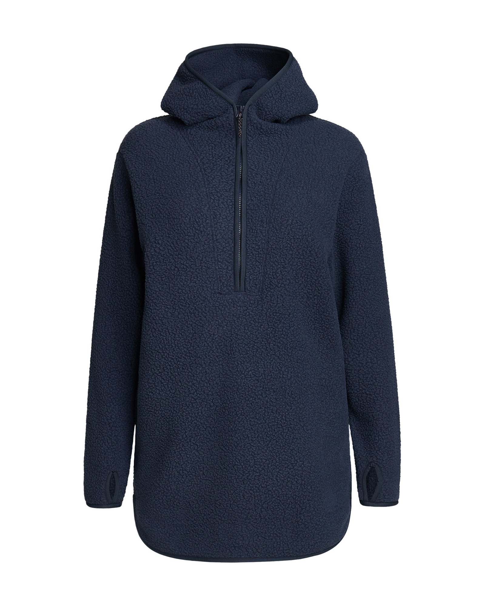 Peak Performance Long Pile Anorak W Blue Shadow (L L)