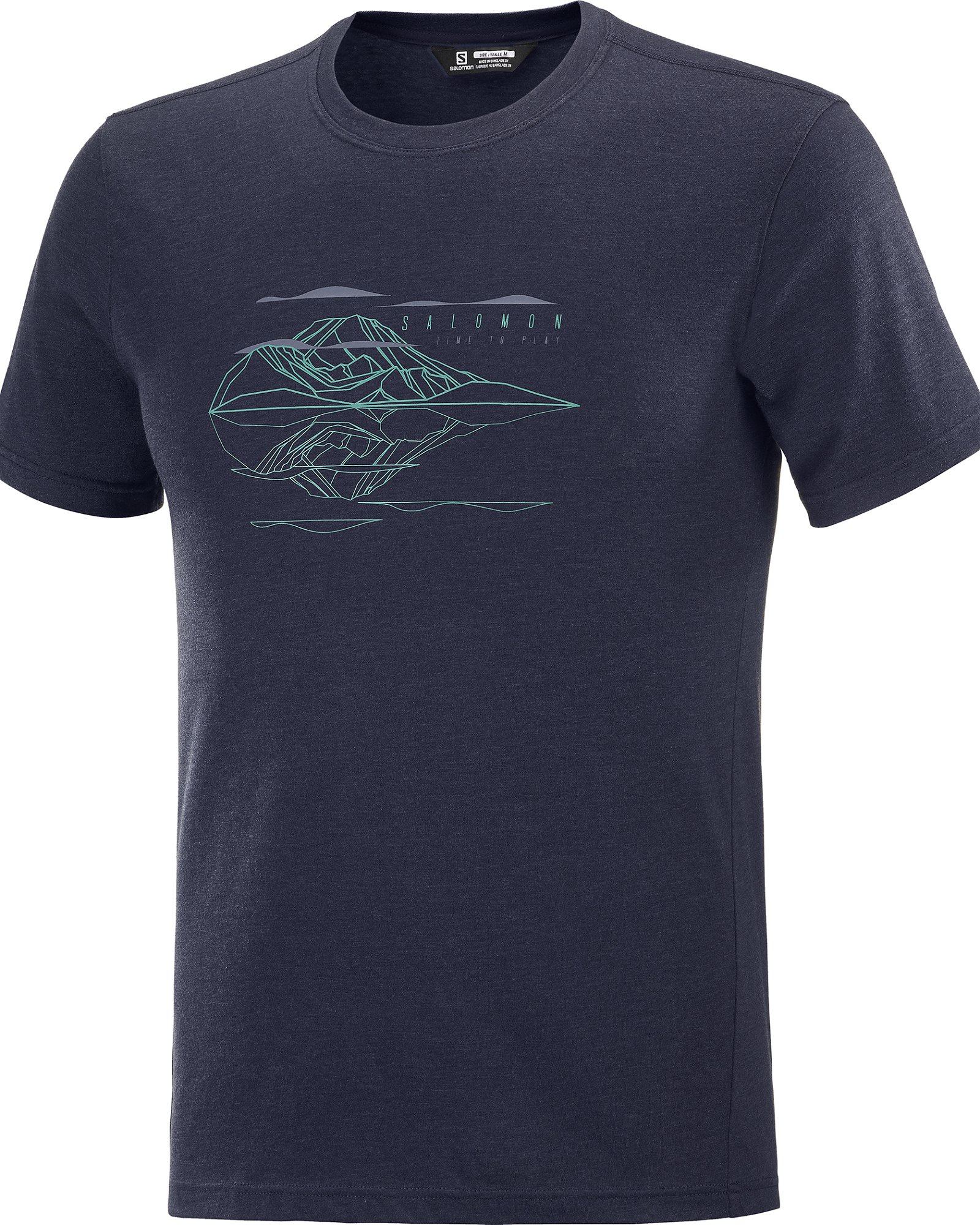 Salomon Explore Blend Tee M Night Sky/Heather (S S)