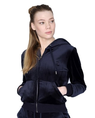 Robertson Classic Velour Zip Hoodie W