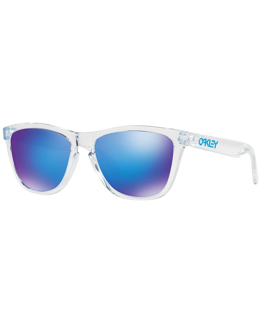 Oakley Frogskin Crystal Clear Sapphire Iridium