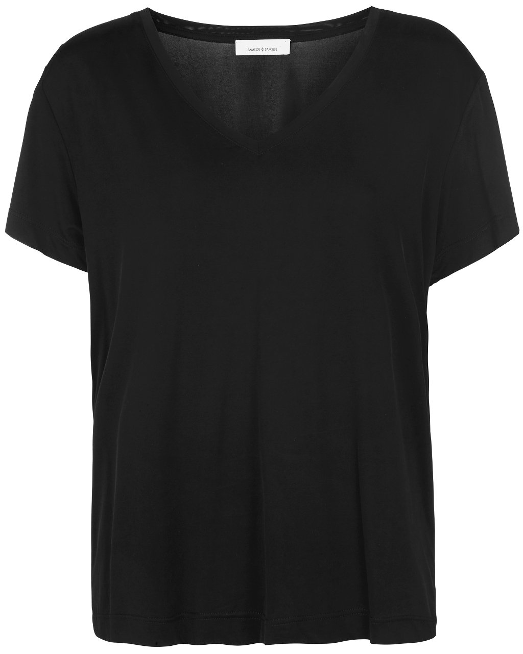 Samsøe and Samsøe Siff V-Neck 6202 W Black (S S)