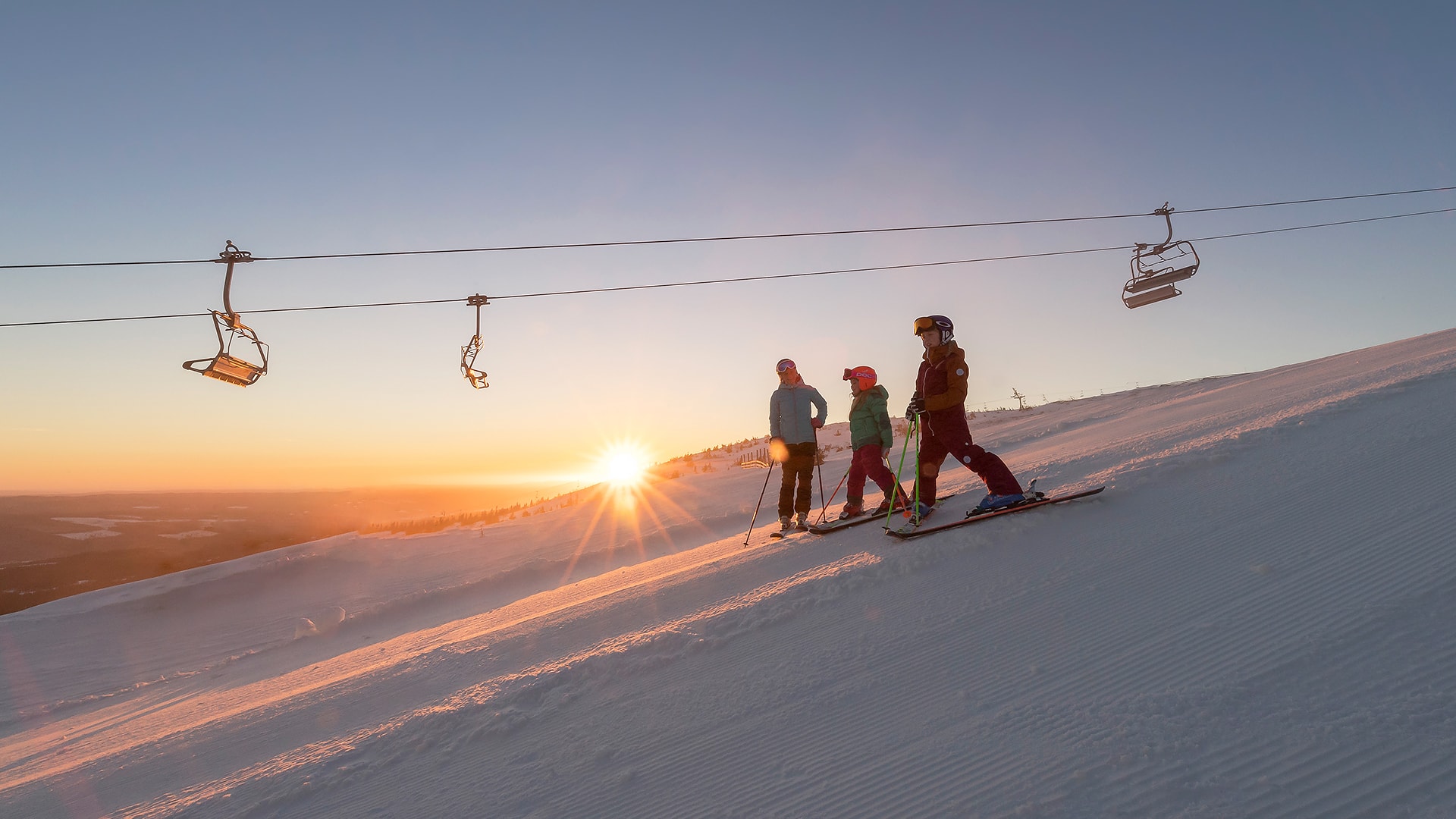 Wintersport met kinderen in Zweden